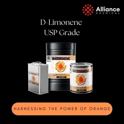 Ultra Pure D Limonene Orange Oil Cleaner And Solvent Two Quart Heavy Duty Degreaser Paint Thinner For Concrete Surfaces in three containers.
