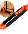 Adjustable Lock Contour Gauge For Nailing Irregular Shapes With Hella Precision As A Versatile Profile Duplicator And Scribing Tool, 9x1.4x0.8in