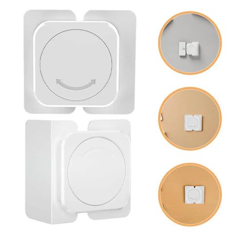 Six Pack Kidproof Cabinet Locks No Drill Easy Install For Cabinets And Fridge Adhesive Latches Keep Curious Little Hands Safe