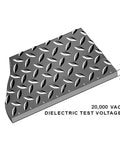 Bulletproof EV Charging Station Safety Mat And Heavy Duty Electrical Insulation Runner Keeping Power Cables Snag Free Through Daily Commutes And Road Trips 36 By 192 showing textured surface with dimensional details.