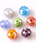 Quality Heavy Duty Loose Faceted Crystal Glass Beads To Spice Up Your DIY Gear in assorted colors for jewelry making.