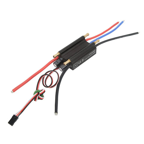 Beefy Brushless 70A Waterproof RC ESC Two Way Speed Controller For Boats And Airships Aluminum Alloy Build Built In BEC Advanced Protection