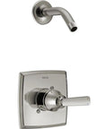 Ashlyn Shower Trim Kit With Pressure Balance Valve And Temperature Indicator Handle Stainless Finish Showerhead Not Included