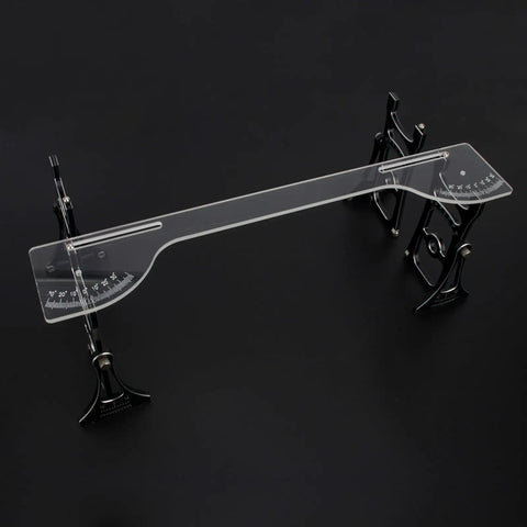 Aluminum RC Chassis Setup Tool With Ball Bearings, CNC Machined Ruler For 1/8 And 1/7 Scale Short Course Trucks, Rally Buggies, And Off Road RC Cars Pro