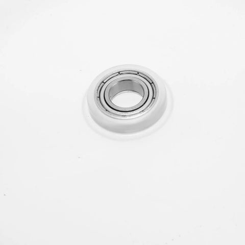 Heavy Duty Hole Saw Dust Collector With Secure Rubber Grip To Beat The Dust On Recessed Lighting Jobs And Keep Workspaces Clean While You Drill Through Drywall Or Concrete, showing a close-up of a metal bearing.