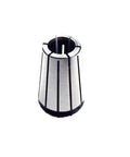 Precision ER11 Up Collet Chuck Set for Boring Milling Tapping With 0.003 Accuracy And Super Stable Clamp for tool holders, showing stainless steel design.