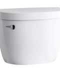 Cimarron 1.6 GPF Toilet Tank In Biscuit With Left Hand Chrome Trip Lever And Aqua Piston Canister Delivers A Powerful 360 Degree Flush Performance For A Clean Reliable Flush Every Time