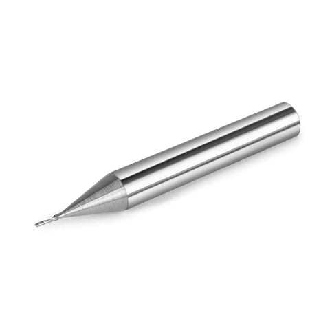 SpeTool O‑Flute spiral router bit with 1/4 in shank and 1/32 in cutting diameter, upcut solid carbide end mill