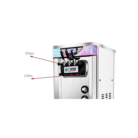 Heavy Duty M10 Clamping Nuts To Swap On Your Soft Serve Ice Cream Machine Flower Grip Knobs Make Fixes A Breeze Durable Black Screw Bolts Handle The Daily Grind Without A Sweat, shown on ice cream machine.