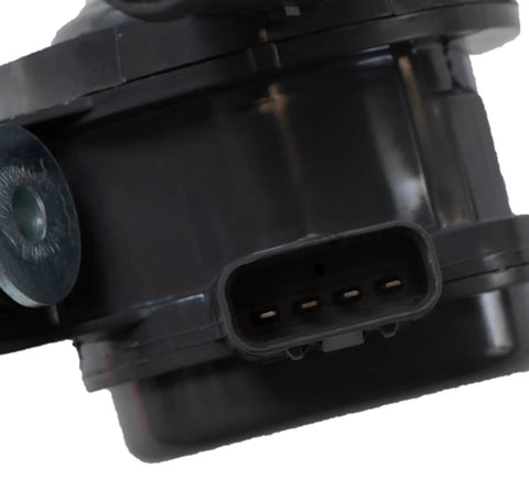 Quality Built Tough Drive Motor Inverter Cooler Water Pump For Toyota Camry 2018 To 2024 close-up view of connector and seal detail.