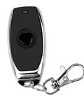 Wireless Tuya Smart WiFi Gate Opener Kit With Remote Control for Quick Unlock featuring chrome and black remote device