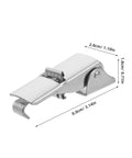 Heavy Duty Stainless Steel Toggle Latch Set For Secure Cabinet Doors And Industrial Cases Adjustable Buckle Clamp For Shock Resistant Use, 8cm