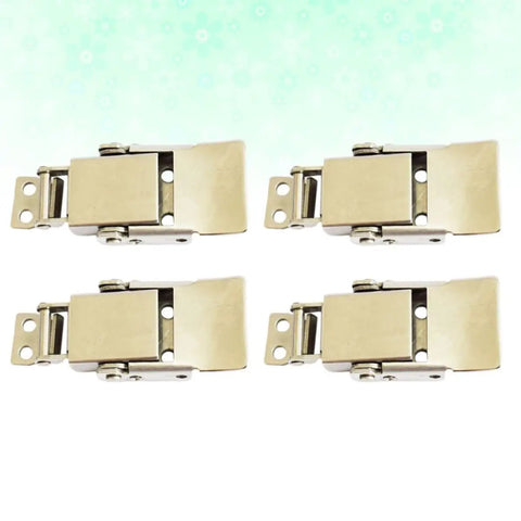 4 Pack Stainless Steel Heavy Duty Spring Loaded Toggle Latch Hasps For Doors And Cabinets Easy Install Adds Extra Security