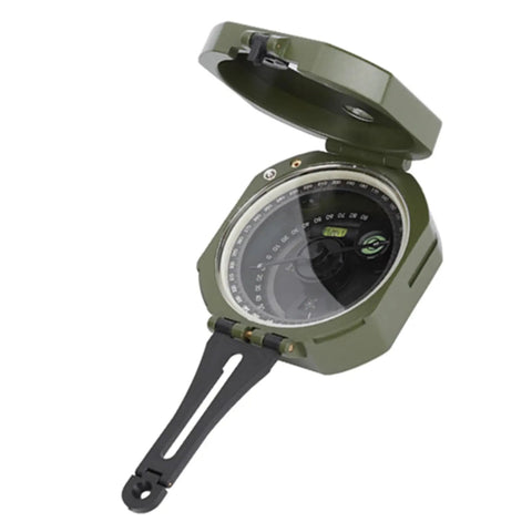 Go-To High-Precision Compass With Luminous Dial, Magnetic Declination Adjuster, and Shockproof Zinc Alloy Body for hiking