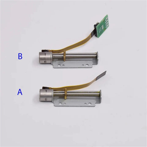 Compact DC 5V To 6V Micro 8mm 2 Phase 4 Wire Stepper Motor Coupled With Screw Shaft Linear Actuator And Ball Bearing Slider Nut in view.