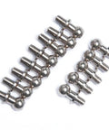 13 Pcs Metal Ball Head Screws Kit For One Tenth Scale RC Cars, Steel Ball Head Rod End Holders And Tie Rod Ends, Upgraded For Sakura D4 Drift Racing, Durable Anti Rust Smooth Shock Absorption