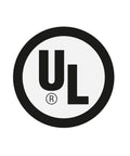 UL certification logo indicating safety and quality standards for products.