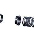 Fit Kit 4 TF24 And T47 24x I Spindle With 24 Spindle Bottom Bracket Spindle Adapter with Delrin Spacers, black, side view
