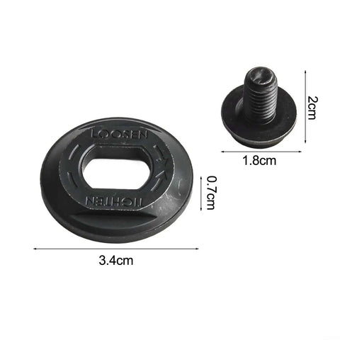 Heavy Duty Alloy Steel Flange Washer And Blade Bolt Set For DCS367 DCS565 DCS391 Circular Saw, 3 Piece Replacement Kit dimensions