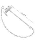 Emergency Stainless Steel Fire Alarm Button Hammer For Industrial Use with chain and measurements on display