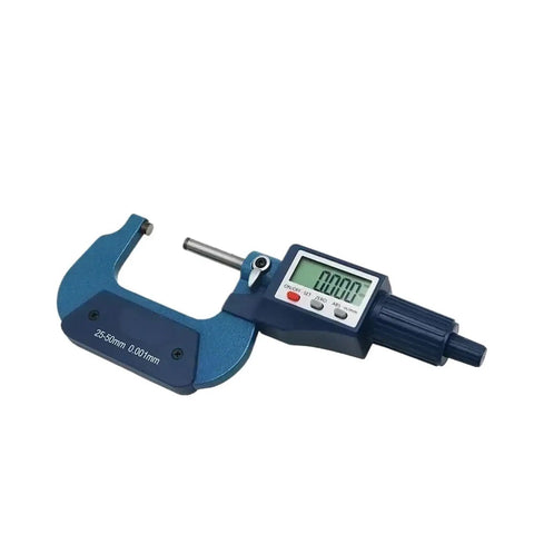75-100mm Digital Outside Micrometer 0.001mm with digital display and measuring spindle for precise measurements.
