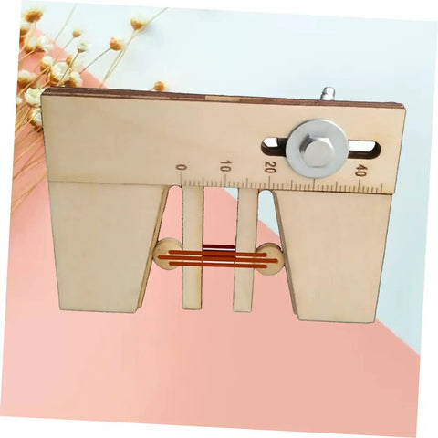 Wooden Mooring Tool For Sailing Model Kits Essential Rigging Device For Stable Wooden Boat Models with Scale Display