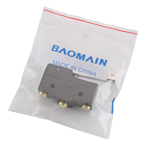 Z-15GW2S-B Micro Switch With Long Hinge Roller Lever Momentary Limit Switch in packaging