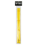 Yellow Skateboard Rails Old School Plastic With Mounting Screws 14.5 Inch 4 Hole Design Durable ABS Plastic in package