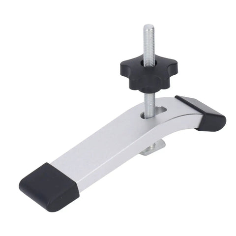 Heavy Duty T Track Hold Down Clamps Set 6 Point 2 Inch Pro Grade Aluminum Alloy for Woodworking and CNC Projects, single clamp view