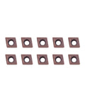 10Pcs CCMT Turning Inserts 21.51 CCMT060204 Carbide Multilayer Coated For Steel And Stainless Steel Machining in a row