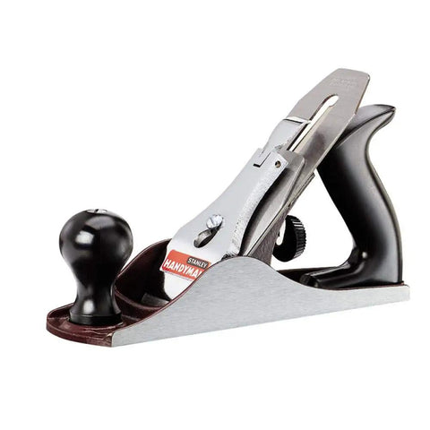 Professional Grade Handyman Number Four Smoothing Plane built with rock solid cast iron, featuring a micro adjustment lever.
