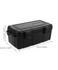 Portable Waterproof Hard Plastic Tool Box With Explosion Proof And Reinforced Lock Clasps And Shockproof Build For Equipment And Valuables