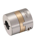 Heavy Duty Stainless Steel Flexible Shaft Coupler 5Mm By 8Mm Bore Oldham Rotary Link for CNC Gearbox, detailed view.