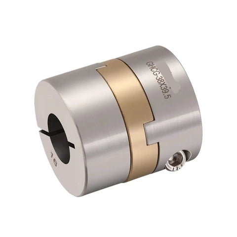 Heavy Duty Stainless Steel Flexible Shaft Coupler 5Mm By 8Mm Bore Oldham Rotary Link for CNC Gearbox, detailed view.