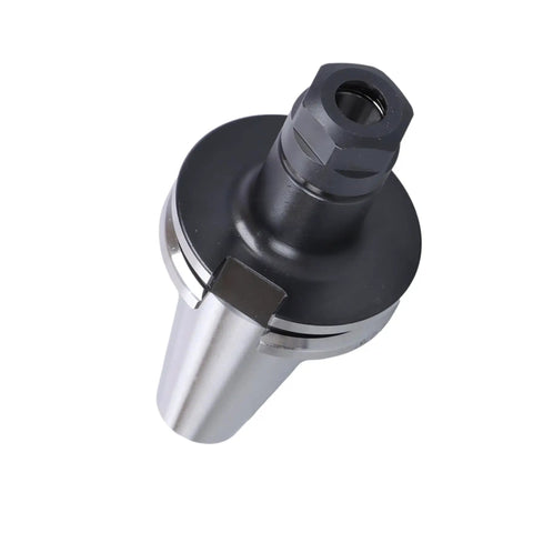 Ten Piece Collet Chuck Tool Holder Kit For CNC Milling And Drilling Machines ER16 Collets CAT40 Shank angled view