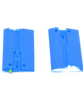 Blue 206 Helicopter Side Wing Set High Strength Lightweight Replacement Parts Kit For RC Heli Plug And Play Protective Panels
