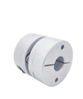 Heavy Duty Aluminum Single Diaphragm Coupling For Ball Screw Step Servo Motor Encoder close-up view, showing the design and features.