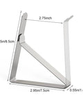 16 Pack Heavy Duty Tablecloth Clips Stainless Steel Clamps For Outdoor Use shown with dimensions 2.75 inch width