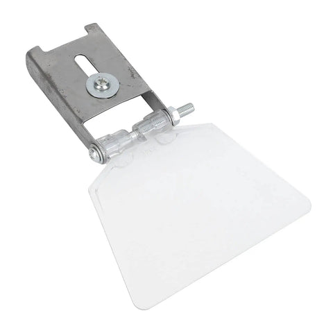 Rock Solid Stainless Steel Bench Grinder Eye Shields And Quick Swap Face Guard Replacement Kit for serious workshop safety showing clear protective shield.