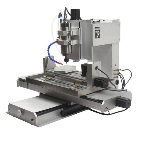6040 5 Axis CNC Router Engraving Machine With 2200W Spindle Water Cooling Ball Screw Pillar Type for metal milling