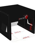 Spacious Portable Inflatable Golf Simulator Enclosure Matte Black For Indoor And Outdoor Practice With PVC Tarpaulin