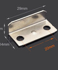 Metal mounting bracket for Heavy Duty Cabinet And Drawer Lock 2 Pack For Desks Mailboxes And Jewelry Boxes Built To Last Workhorse Lock.