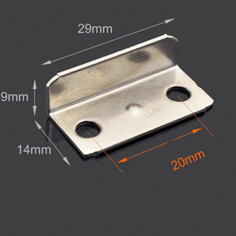 Metal mounting bracket for Heavy Duty Cabinet And Drawer Lock 2 Pack For Desks Mailboxes And Jewelry Boxes Built To Last Workhorse Lock.