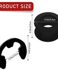 2 Pack Shift Cable Bushing Repair Kit With Clips For Gear Lever Linkage, Tough Durable Transmission Shifter Bushings size diagram