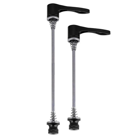 One Pair Quick Release Bicycle Skewers Hollow Shaft Axle Set 157mm 197mm For Road Bikes Mountain Bikes And Trainers Replacement Parts Black
