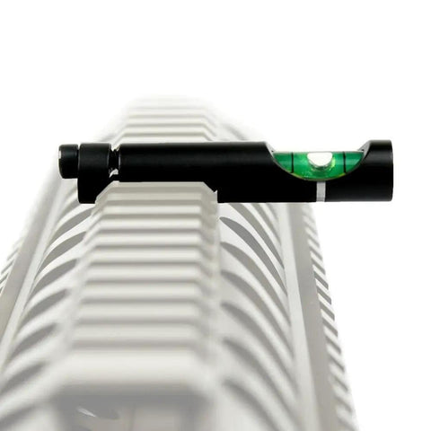 Metal Bubble Level Anti Cant For 20mm Picatinny Weaver Rail Rifle Scope Leveling Kit Mounts Sight With Wrench, mounted on rail