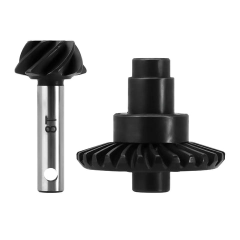 Overdrive 8T/27T Steel Helical Gears For SCX10 II III Pro RC Crawlers Eleven Percent Faster Hardened Upgrade visible