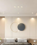 Interior view showcasing UWYTGF 9 Pack Retrofit Led Recessed Lighting 3.2 Inch in a modern room setting.