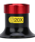 20X Watchmaker Loupe Magnifier for Pro Grade Precision, Portable Eye Loupe Glass Lens, Anti Fatigue Magnifier for Watches and Crafts