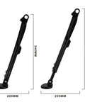 Three Level Adjustable Dirt Bike Side Kickstand showing two different heights for 125 450 XC XCF EXC EXCF XCW XCF W 2023 2024 Models